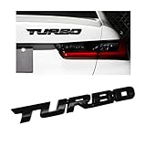 KVAEY Turbo Car Emblem, Zinc Alloy 3D Metal Auto Side Fender Rear Trunk Badge...