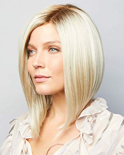 Taylor (Exclusive) Monofilament Part Synthetic Wig by Noriko in Bubblegum-R, Length: Medium