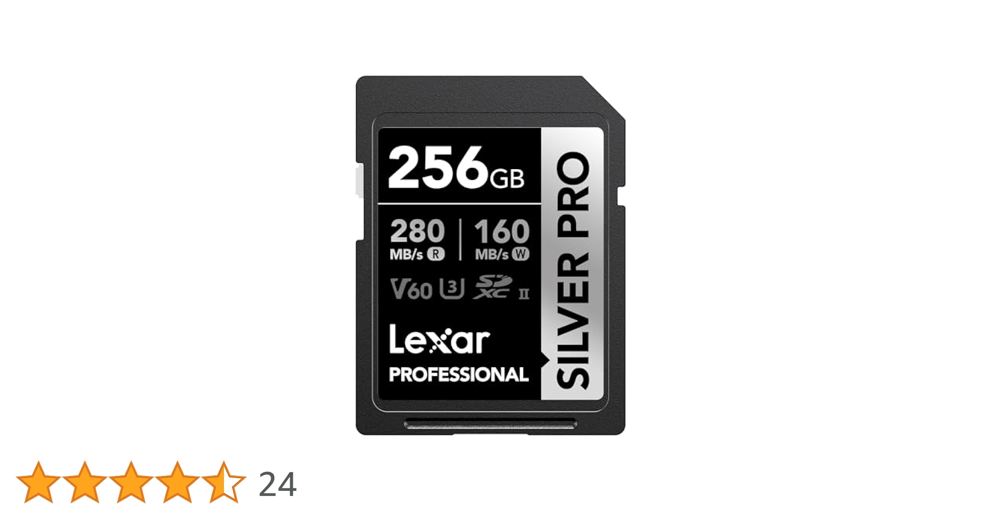Amazon | Lexar Professional SDXC 256GB SILVER PRO UHS-II V60
