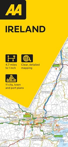 AA Road Map Ireland: Strassenkarte Irland 1:300000