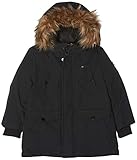  Tommy Hilfiger Baby-Jungen Arctic Parka Jacke, Schwarz (Tommy Black 014), 86