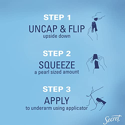 Secret Derma+ Invisible Gel Antiperspirant & Deodorant, Nourishing With Vitamin B5 + Coconut Oil, 48 Hr., 2.5 Ounce #TOP3