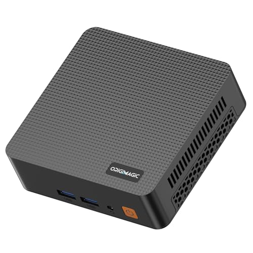 origimagic Mini PC C5, Ryzen 5 3500U (jusqu'à 3,7 GHz), 8Go DDR4, SSD 256 Go, Triple écran 4K, Pré-OS11 Pro/WiFi 5/BT5.0/Double Ethernet, Ordinateur de Bureau pour la Maison