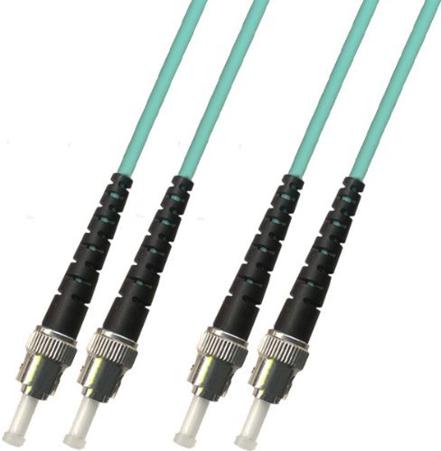 30M Multimode Duplex Fiber Optic Cable (62.5/125) - ST to ST