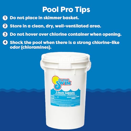 Image of In The Swim 1 Inch Stabilized Chlorine Tablets (Tri-Chlor) - 4 Pounds