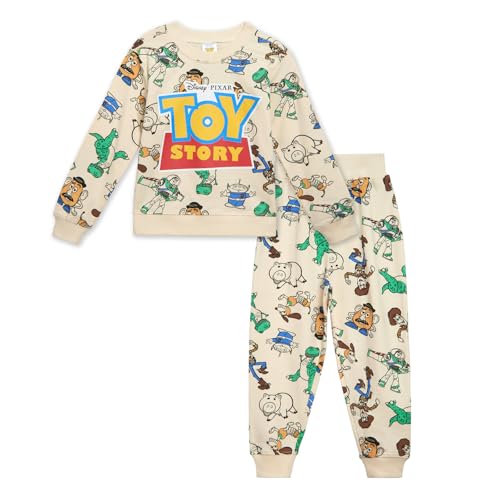 Toy Story conjunto de sudadera y pantalones de rizo francés para niños