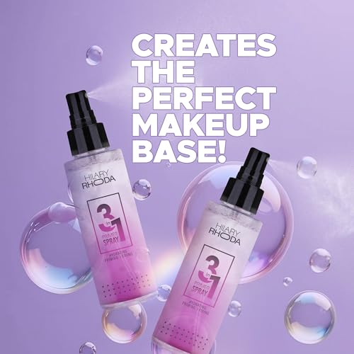 Image of Hilary Rhoda 3-in-1 Primer Spray | Hydrating Face Mist | Makeup Primer & Setting Spray | Oil Control Formula | Pore Blurring | Dewy Long Lasting Finish | For All Skin Types - 120ml