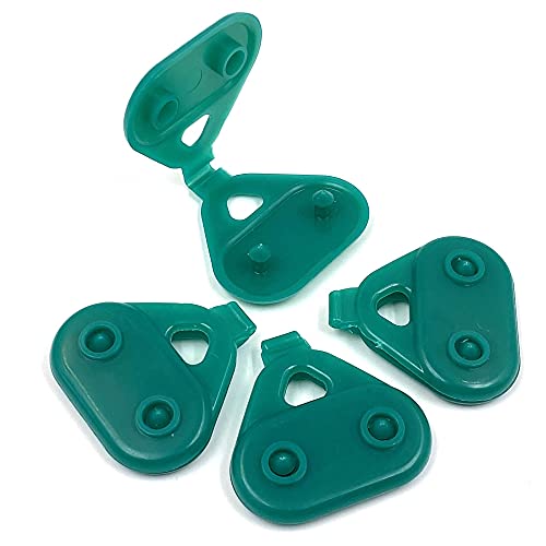 CENPEK - 20 clip di stoffa per serra, clip per coprire file, rete a tunnel, clip anti uccelli, clip di montaggio per rete di insetti fissi