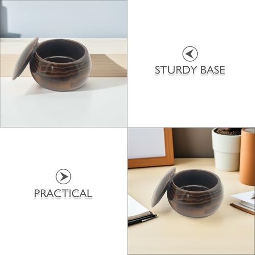 Cuenco para ajedrez Go de madera para decorar escritorios modernos 4