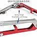 UCEC Sewing Scissors, 12 Pack Thread Snips Yarn Scissors Sewing Snips, Snips Scissors for Sewing, Quilling, Stitch, DIY Supplies