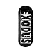 Exodus Brand Logo X-Wide 33mm Fingerboard Deck (Black/White)