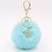 Schlüsselanhänger Schlüsselring Schlüsselbund Anhänger Charms Furry Fluffy Plüsch Ball Schlüsselring Für Frauen Tasche Zubehör Ornament-2