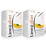 14 preparados en polvo para tortillas keto, 0 azúcar, más del 70% de proteínas, en prácticos sobres monodosis (14, Tortillas de Queso)