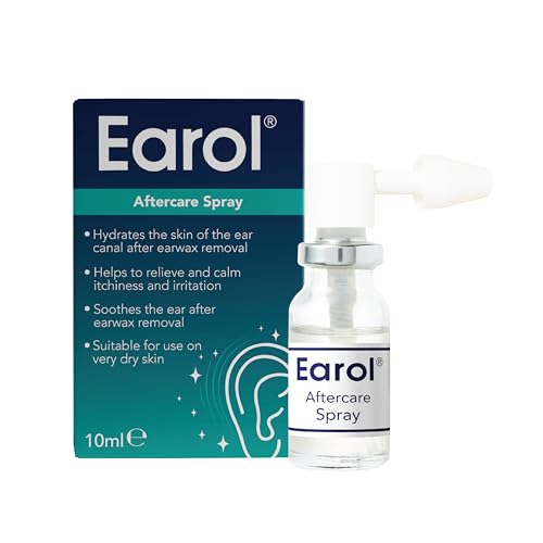 Earol Aftercare Ear Spray Soothes and Hydrates the Ear After Ear Wax Removal Prevents Itchiness and Irritation 1 Pack of 10ml Metered Dose Spray