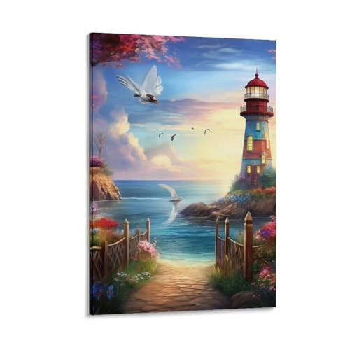 Tableau phare marin pour habiller vos murs de chambre et couloir