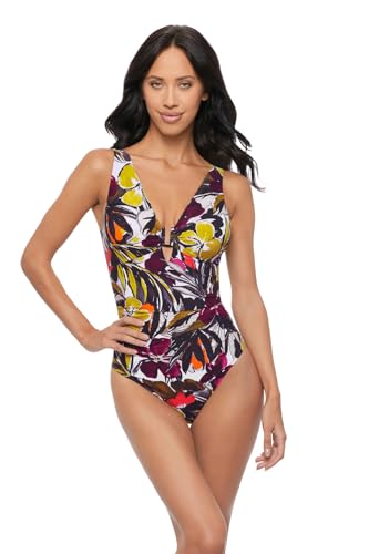 MagicSuit Women's Hot House Kristi Soft Cup One Piece Swimsuit, Multi, 10