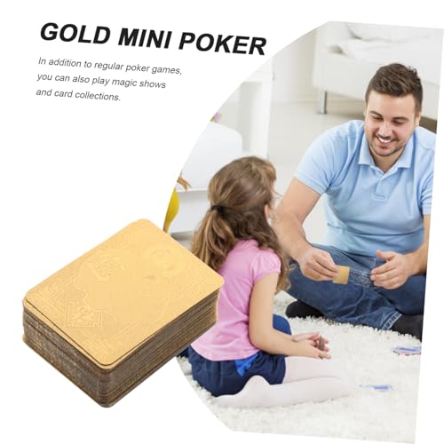VANZACK Kleiner Spielkartenset Für Kinder Miniatur Pokerkarten Aus Papier Und Kunststoff Tragbar Bunt Spielzeug Für Puppenhaus Und Party – Bild 8