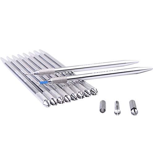Microblading-Pens-Silver-10-Piece-Light-Manual-Tattoo-Eyebrow-Pens-For-Permanent-Makeup-Supplies-Durable-Aluminum-Pen-With-Lock-Pin-Tech-Ergonomic-Gift10-round-needles10-Oblique-needle