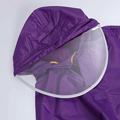 Poncho impermeable con capucha para ciclismo miniatura 4