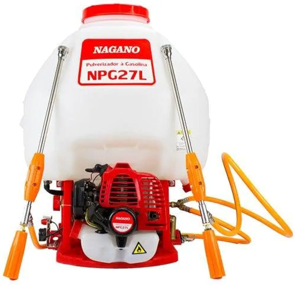 Pulverizador costal a Gasolina 25,6cc 27 Litros 2 lanças - Npg27l