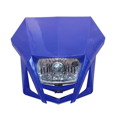 �ɓK������XR 250 CRF 450 WR�p �I�[�g�o�C�w�b�h���C�g�v���[�g �_�[�g�o�C�N�A�N�Z�T���[ �g���C�g �o�C�N�pLED�⏕�� �I�[�g(Blue)