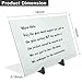 Magnetic Small Glass Whiteboard Desktop, ZHIDIAN 14x10 Portable Tempered Glass Dry Erase Board Panel with Adjustable Stand for Desk, Tabletop Glass Writing Board Easel for Office Home