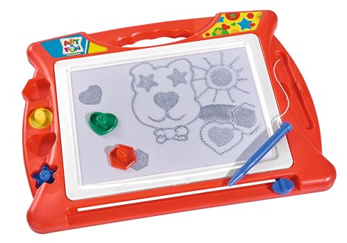 Ardoise Magique Simba Art & Fun - Dessin Magnétique Effaçable avec 4 Tampons - 2