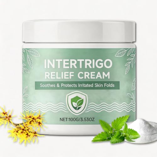 GENTERUN Healora Intertrigo Cream Skin Fold Barrier Cream for Moisture & Friction Protection Helps Support Skin Comfort Fast-Drying Non-Greasy Formula for Friction-Prone Areas. (1)