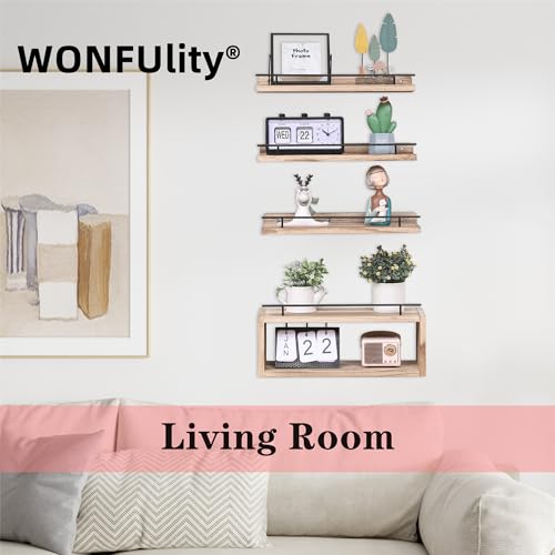 WONFUlity-Bathroom-Shelves-Wall-Shelves-with-Storage-Basket-Floating-Shelves-with-Over-Toilet-Paper-Holder-Farmhouse-Wood-Wall-Shelves-for-Living-Room-Bedroom-KitchenWall-Decor-4-Natual WONFUlity Bathroom Shelves Wall Shelves with Storage Basket Floating Shelves with Over Toilet Paper Holder Farmhouse Wood Wall Shelves for Living Room Bedroom KitchenWall Decor 4 Natual