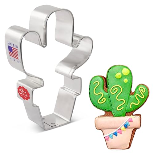 Cactus Houseplant Succulent Cookie Cutter, 4