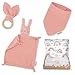 Räuberella Schmusetuch, Beißring und Lätzchen Baby Geschenk zur Geburt Mädchen