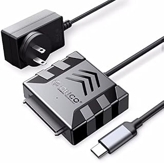 ORICO SATA to USB C Cable, Hard Drive Adapter Converter for 2.5 Inch SSD & HDD Data Transfer, Support UASP(S1-3C-05)