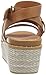 FitFlop Eloise Back-Strap Espadrille Wedges Light Tan 7 M (B)