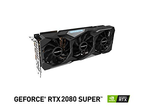 Image of GIGABYTE GeForce RTX 2080 Super Windforce 8G Graphics Card, 3X Windforce Fans, 8GB 256-Bit GDDR6, Gv-N208SWF3OC-8GD Video Card