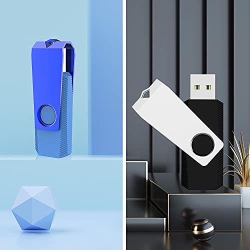 KEXIN 2 Stück Flash Drive 32 GB Thumb Drive 32G USB Drive Memory Stick Jump Drive, Schwarz USB 2.0 – Bild 4