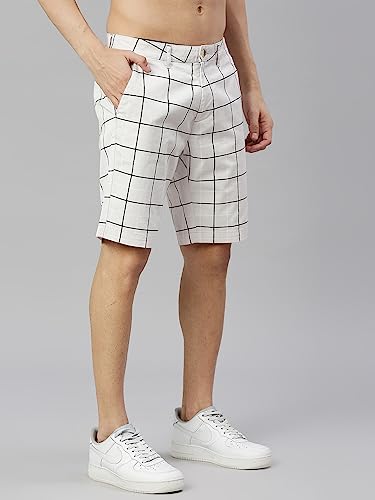 Image of Thomas Scott Men's | Solid | Chino Shorts | Regular Fit | Cotton Elastane | Above Knee | Casual Short