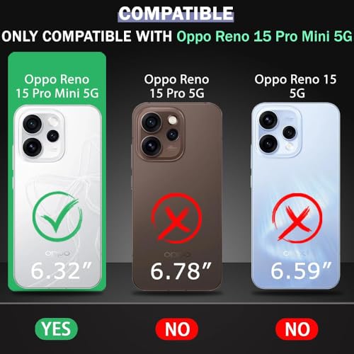 Image of TheGiftKart Back Cover Soft Case for Oppo Reno 15 Pro Mini 5G | Best Camera Protection | Inbuilt Dust Plugs & Anti-Slip Grip | Ultra Clear Slim Back Cover for Reno15 Pro Mini (Silicone, Transparent)