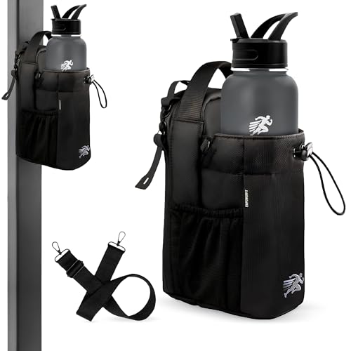 EMPOWERFIT Magnetic Gym Water Bottle Bag with 40oz Water Bottle