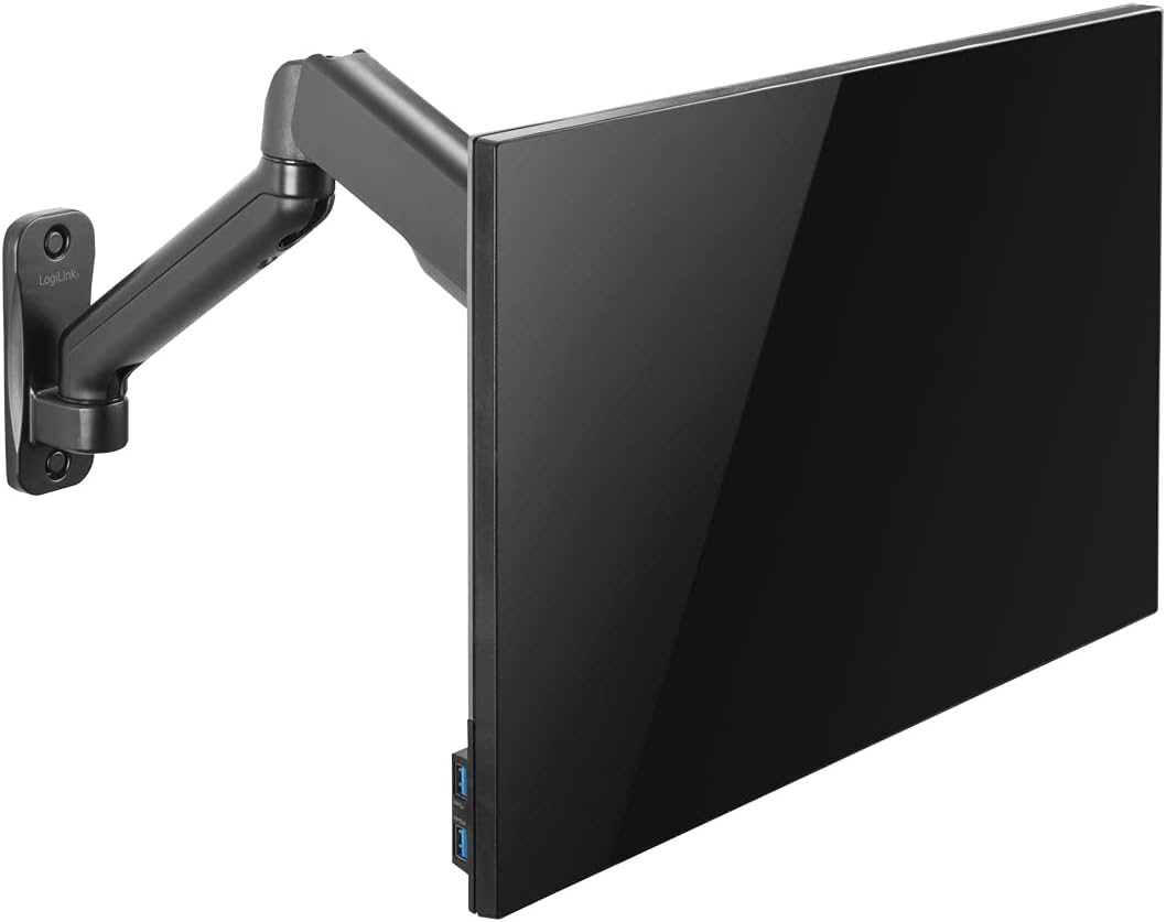 LogiLink BP0145 - Monitor Wall Mount 17-32 Inch Gas Strut 90-540 mm Black