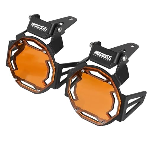 Grille phare moto orange pour vos road trips en R1250GS