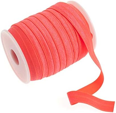 Plush Addict 16mm Elastic, The Perfect Sewing Accessory for Making Masks, Hair Band or Hair Ties and All Garments requiring fold Over Elastic - Aqua - 1 Metre