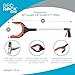 BIRDROCK HOME Reacher Grabber Pick Up Tool | Lightweight Aluminum 32” Extra Long Reaching Aid | Best Articulating Head | Rotating Rubber Grip | Trash Pick Up, Disabled, Garden Nabber Arm Extension
