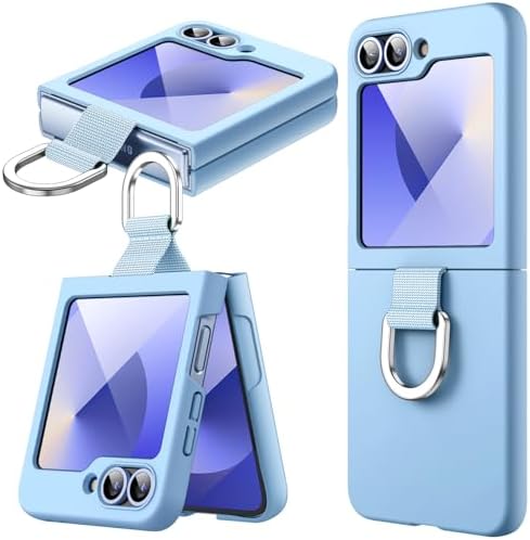 JETech Case for Samsung Galaxy Z Flip 7 FE/Flip 6, Blue