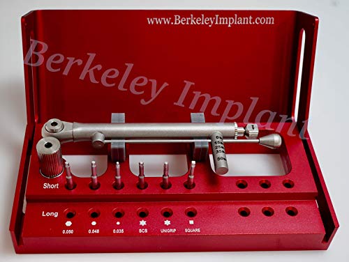 Dental Implant Latch-Type Multi-Driver Set (Short Drivers) for Dental Practices