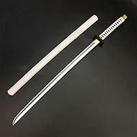 Vista 5 de damdos Soporte de Halloween de 40 pulgadas, arma Katanoa para cosplay, espada Roronoa Zoro de goma de poliuretano Samourai espadas regalos