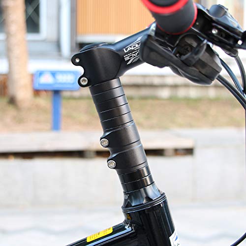 Kbrotech Bike Fork Stem Extender Bicycle Stem Riser Handlebar Stem Neck Riser with Hex Key for Mountain Bike, Road Bike, MTB (RED)