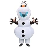Longteng Adult Olaf Inflatable Costume for Halloween, Christmas, & Parties – Comfortable & Durable, Fits 59-75 Inches – Perfect for Men and Women, Easy to Wear and Inflate