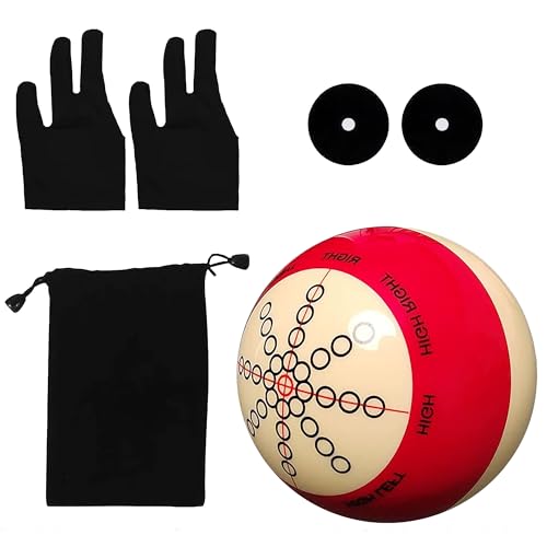 ANBOO Accessoires de Pratique de Billard Entraînement à la Pratique Portable Artefact Utilitaire avec et Un Sac de Balle et Points de Marqueur de Table de...