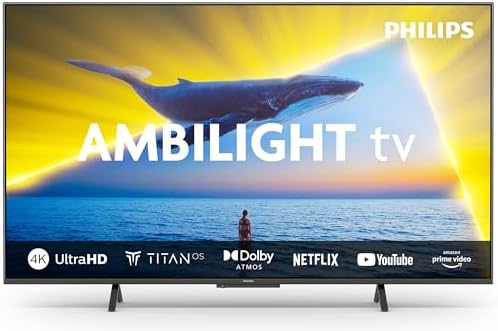 Philips Ambilight 43PUS8109 Smart TV 4K LED - Pantalla de 43 Pulg...