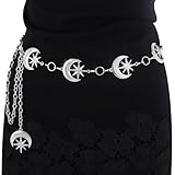 Utilisable dans de nombreux domaines : Cette ceinture à chaîne métallique à plusieurs couches est très polyvalente, son design simple s'adapte à différents styles vestimentaires tels que les jeans, les leggings, les shorts, les jupes, les robes, les chemises longues, les robes et ainsi de suite. Non seulement adapté pour être porté dans la vie quotidienne, vous pouvez également le porter lors de fêtes, banquets, mariages, rencontres ou même au travail.